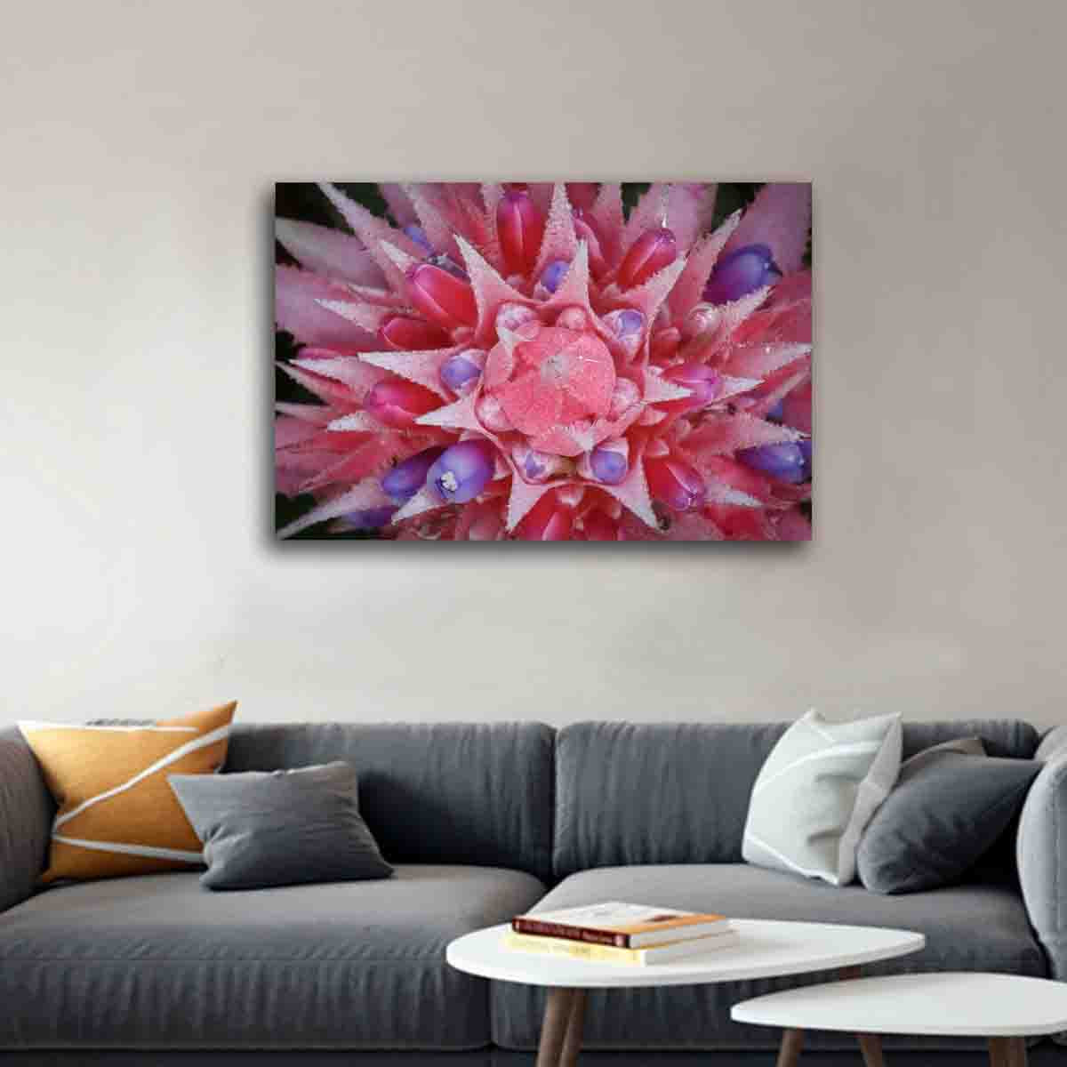 Silver Vase Plant photography print displayed in a clean, botanical-inspired interior as fine art wall decor.