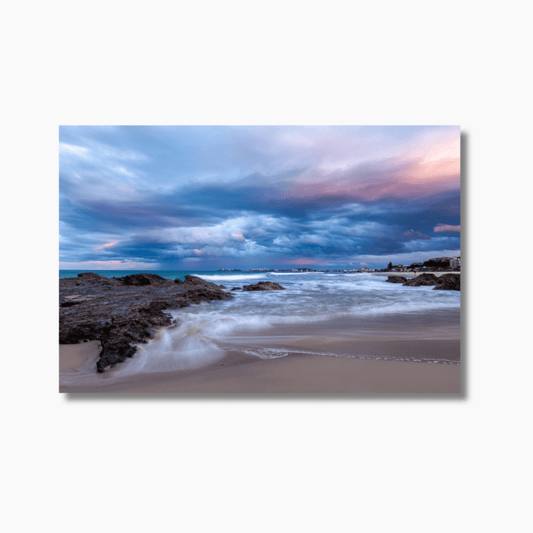 Gold Coast sky before a storm, featuring moody clouds and pastel tones — limited edition fine art coastal wall print.