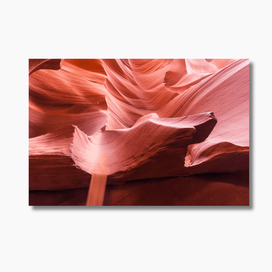 Limited edition Antelope Canyon fine art print with glowing sandstone curves